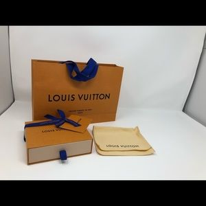 Louis Vuitton gift box and shopping bag